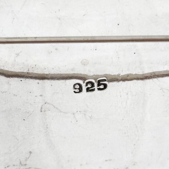 Vintage Sterling Silver 925 Mixed Metals Globe Unity Brooch Pin - Picture 5 of 7